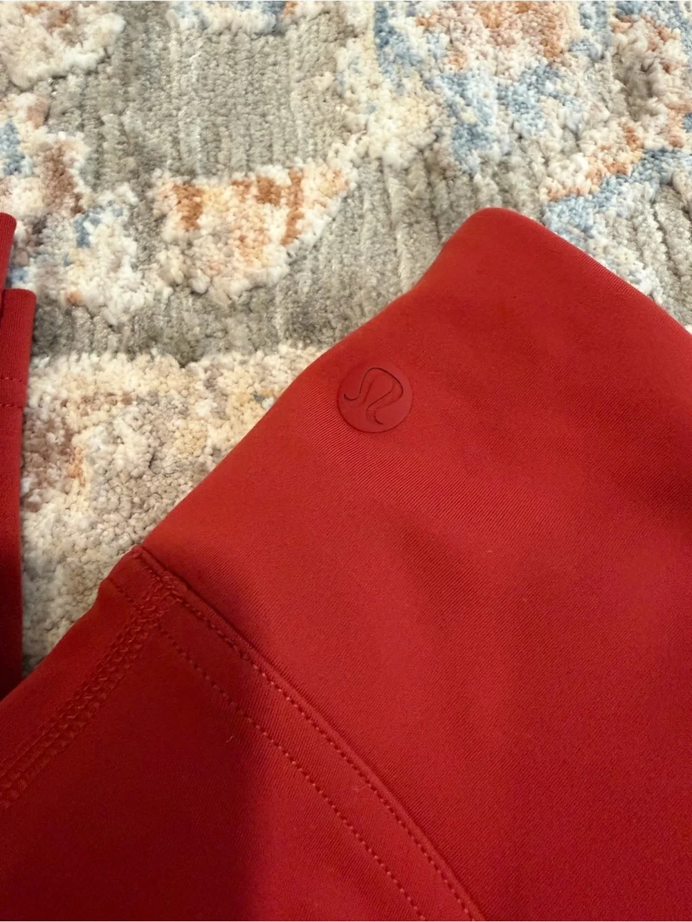 lululemon athletica Red High-Rise Athletic Leggings